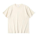 Men's Short Sleeve Breathable Loose Oversized T-shirt Beige