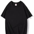 Men's Short Sleeve Breathable Loose Oversized T-shirt Black