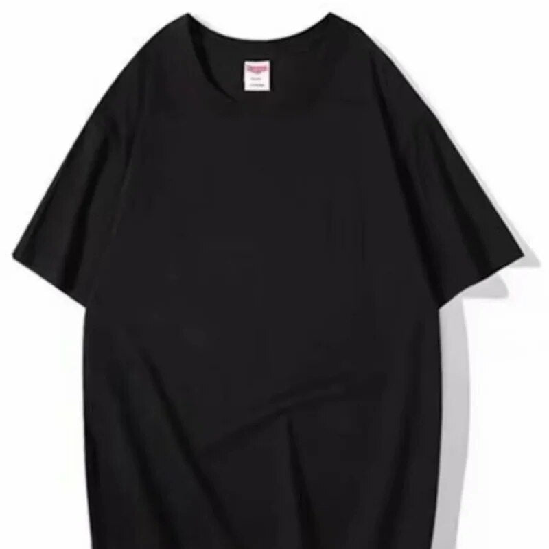 Men's Short Sleeve Breathable Loose Oversized T-shirt Black