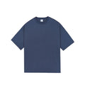 Men's Cotton Short Sleeved Loose T-shirt Navy