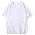 Men's Short Sleeve Breathable Loose Oversized T-shirt White